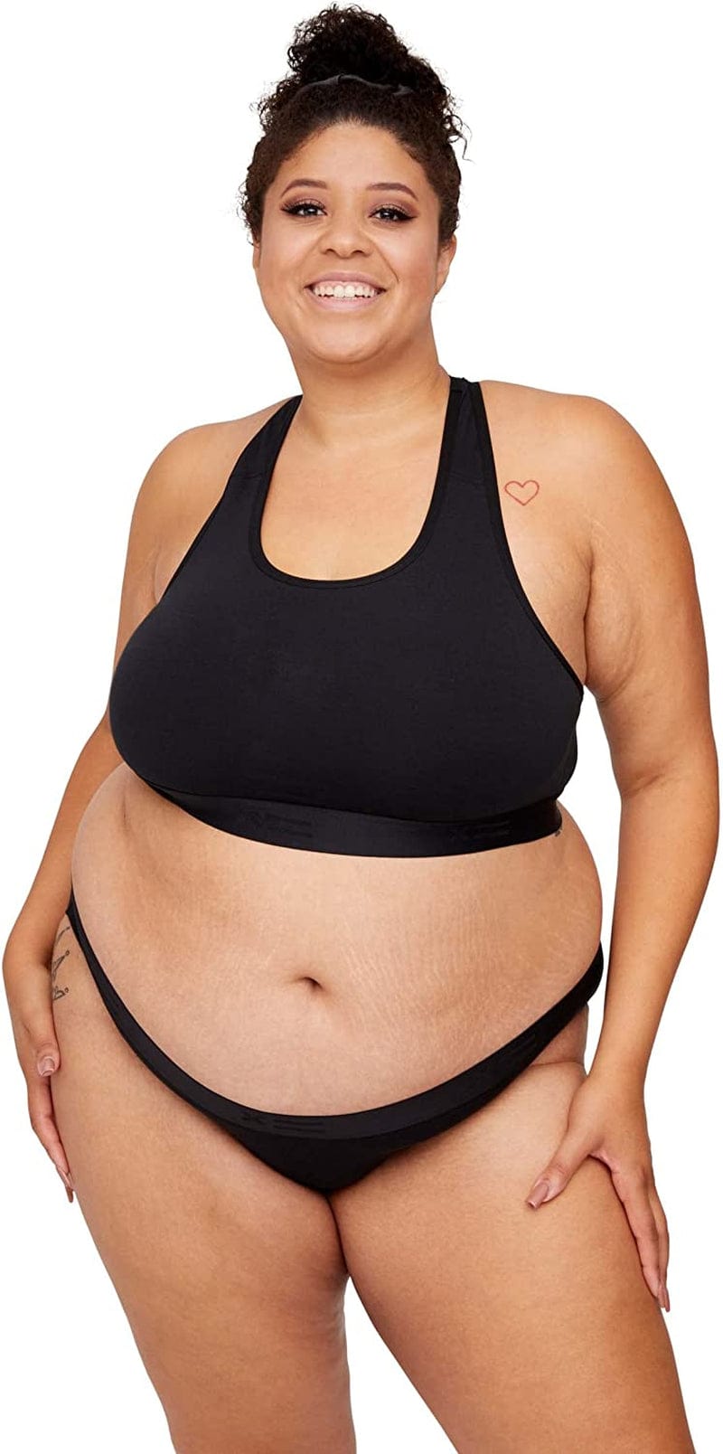 Tomboyx Soft Bra, Cotton Scoop-Neck Bralette for Women, Wireless No-Padding Low Impact, (XS-5X)