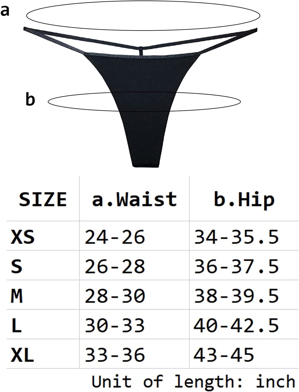 Topvee 6 Pack T Back Thong for Women Seamless Underwear G String Thongs Stretch Sexy Cotton Panties