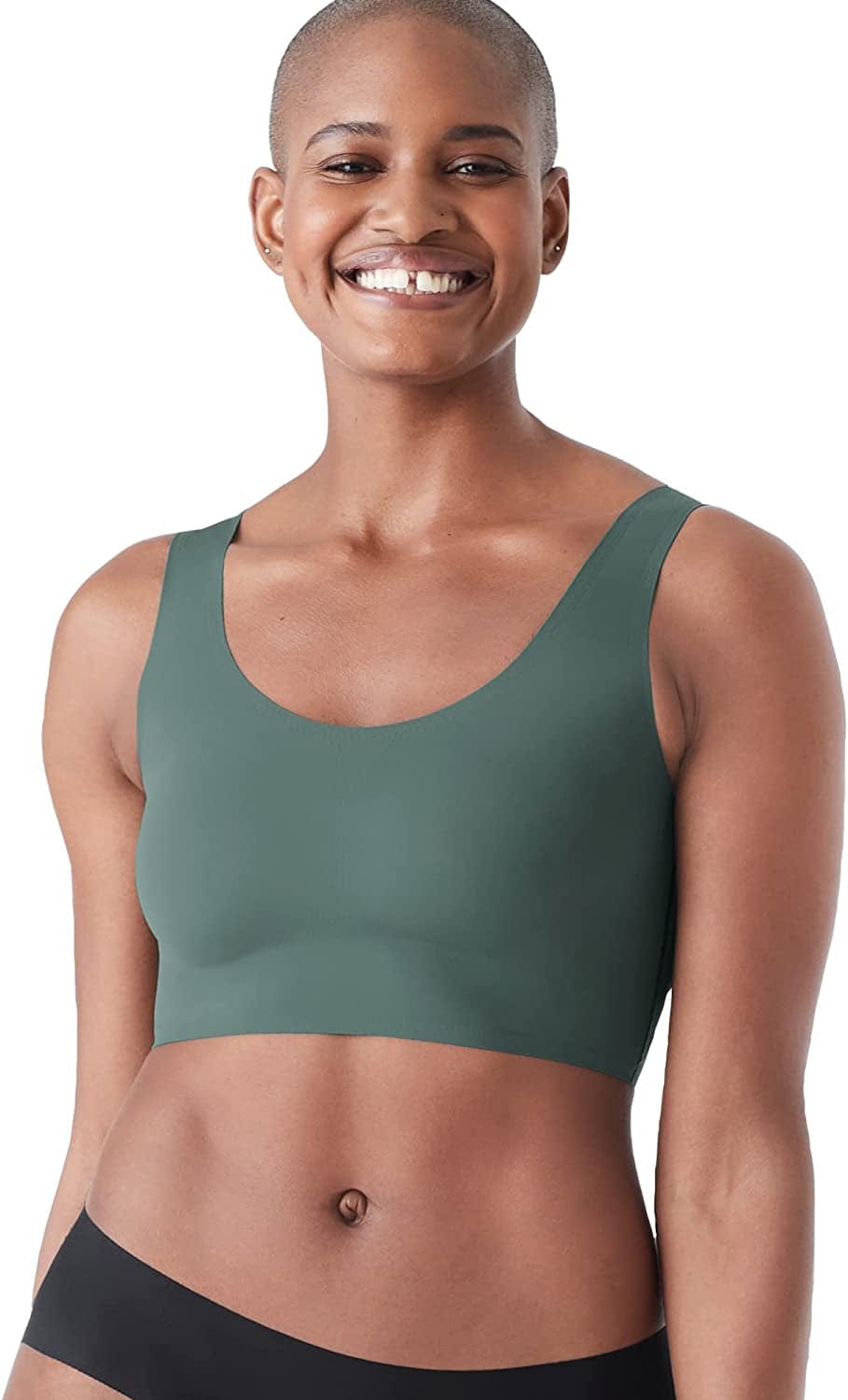 True & Co Women'S True Body Scoop Neck Bra Spruce / Standard Cup / X-Large