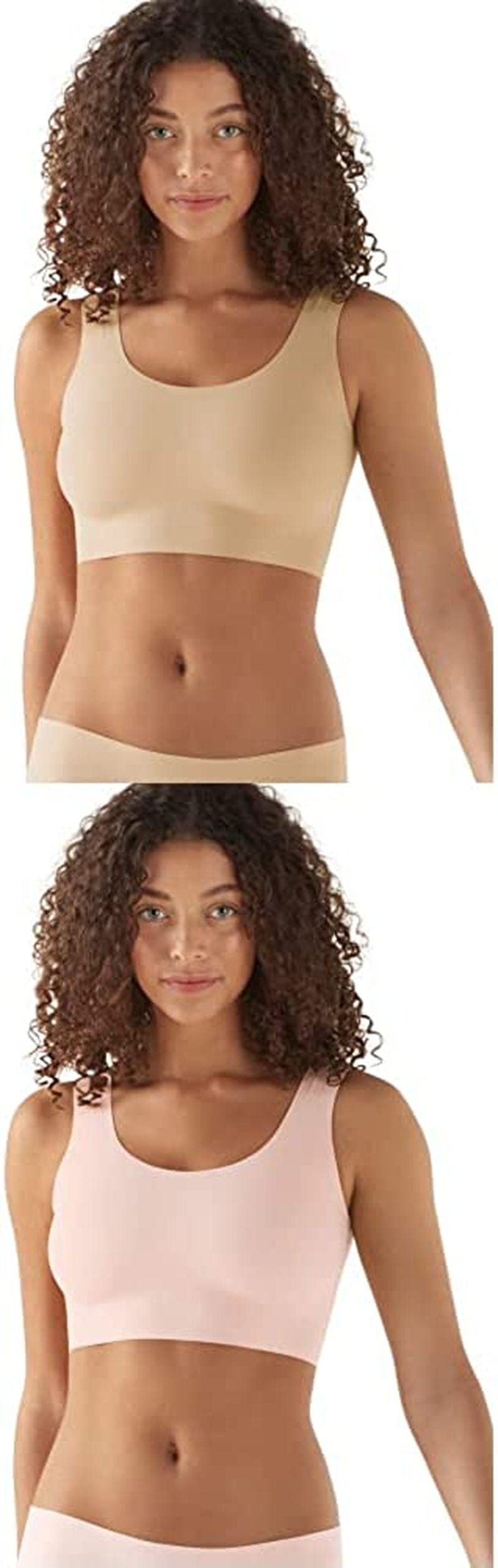 True & Co Women'S True Body Scoop Neck Bra Desert & Peony / Snug / S (32C-D,34A-B)