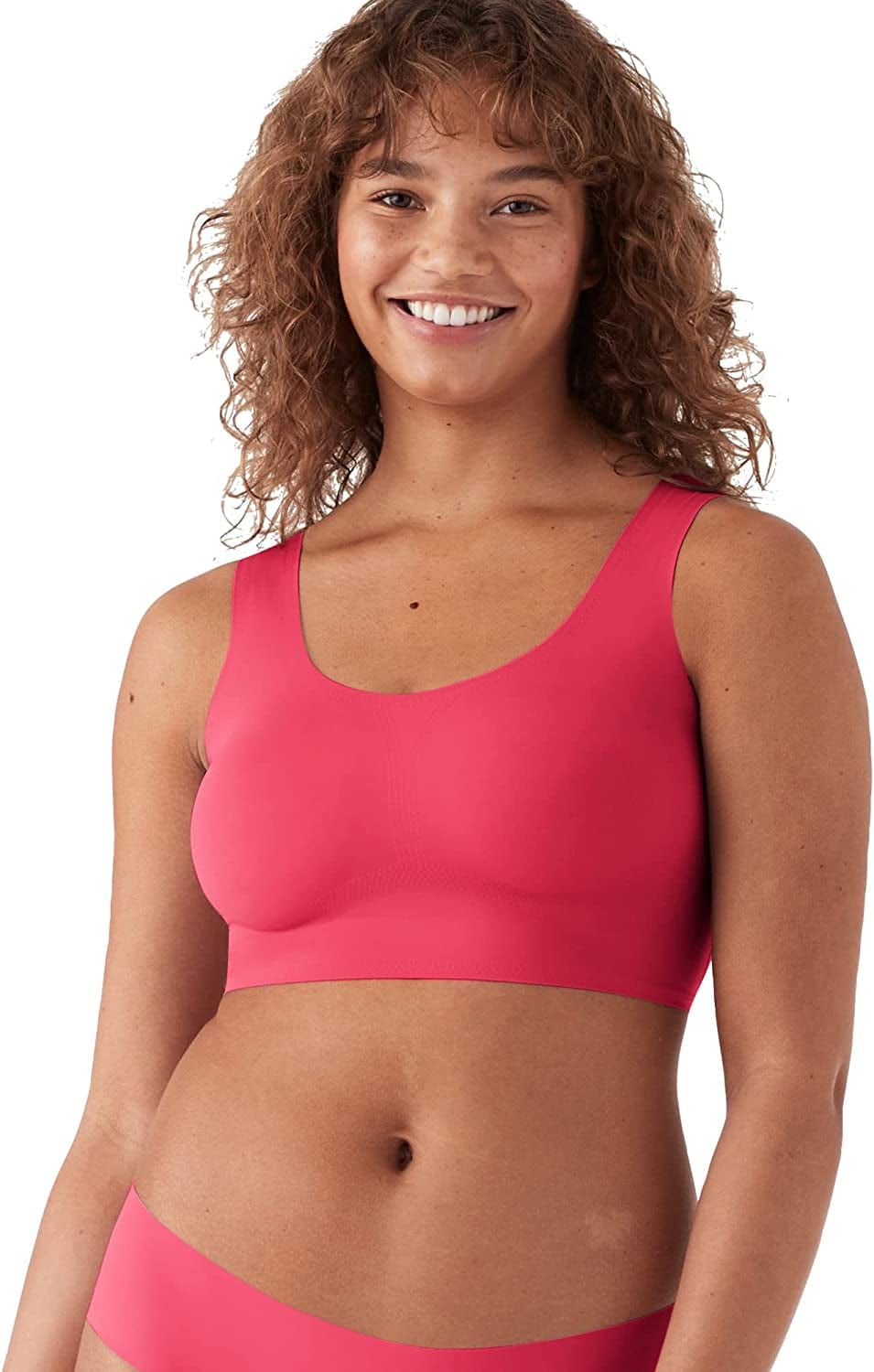 True & Co Women'S True Body Scoop Neck Bra Raspberry / Standard Cup / S (32C-D,34A-B)