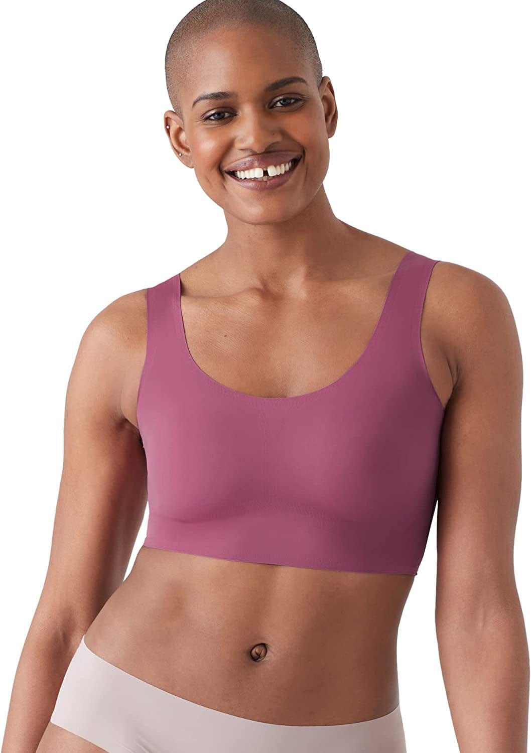True & Co Women'S True Body Scoop Neck Bra Plum / Standard Cup / X-Large