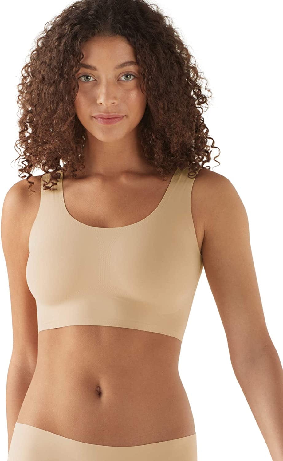 True & Co Women'S True Body Scoop Neck Bra Desert / Standard Cup / S (32C-D,34A-B)