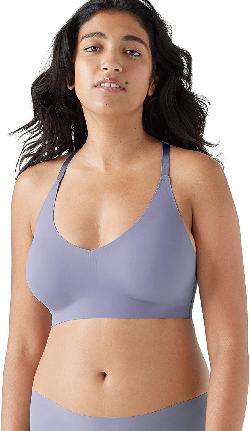 True & Co Women'S True Body Triangle Lace Racerback Bra Blue Granite / Standard Cup / XL (38C-D,40A-B)