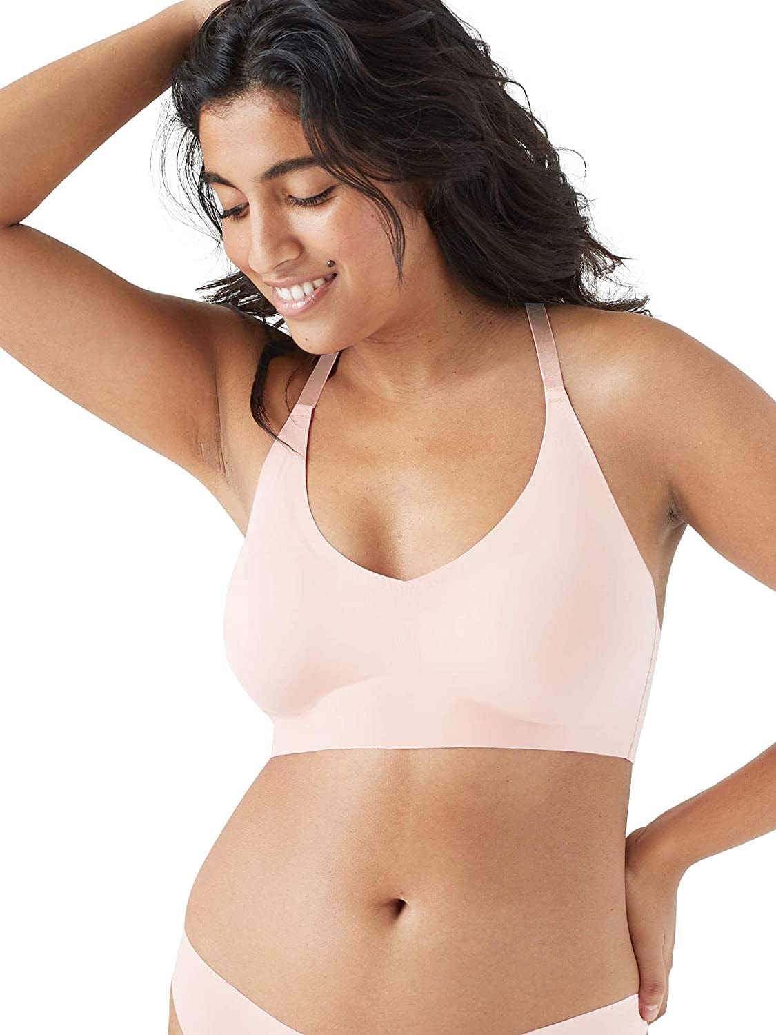 True & Co Women'S True Body Triangle Lace Racerback Bra Peony / Standard Cup / XL (38C-D,40A-B)