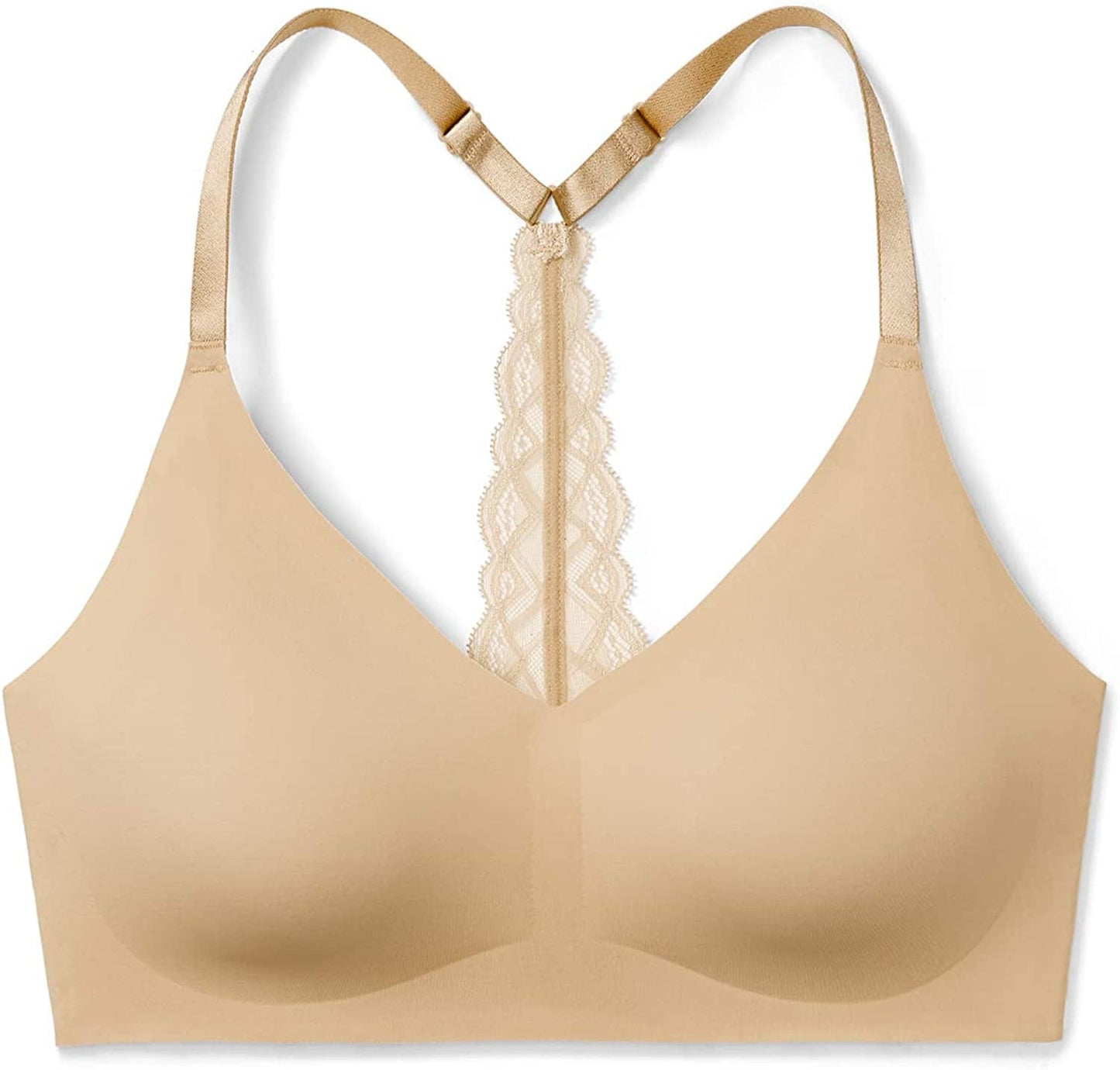 True & Co Women'S True Body Triangle Lace Racerback Bra
