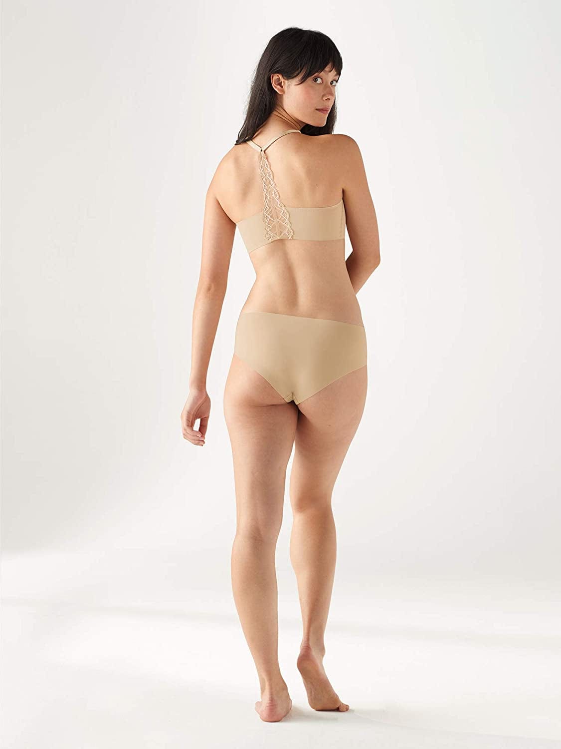True & Co Women'S True Body Triangle Lace Racerback Bra