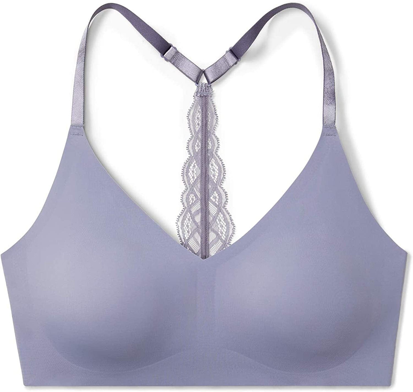 True & Co Women'S True Body Triangle Lace Racerback Bra