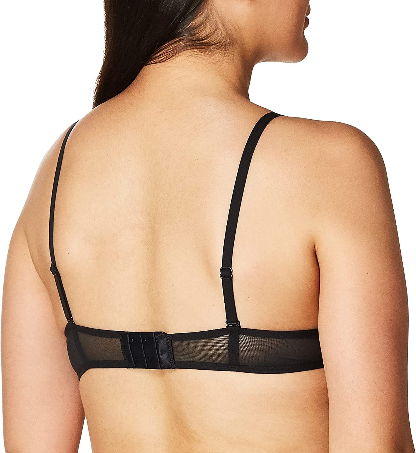 Underwire Demi Bra, Best Push-Up Bra with Wonderbra Technology, Smoothing Lace-Trim Bra with Push-Up Cups