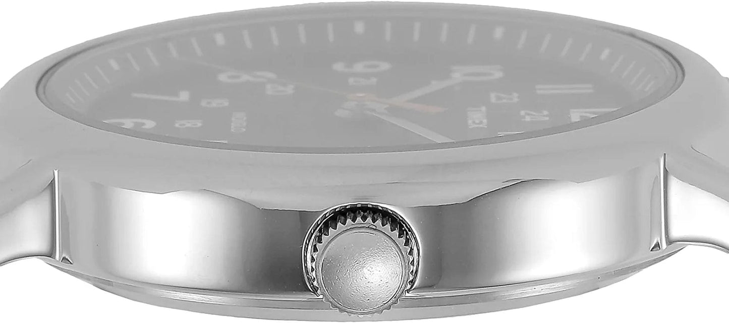 Unisex T2N647 Weekender 38Mm Black Nylon Slip-Thru Strap Watch