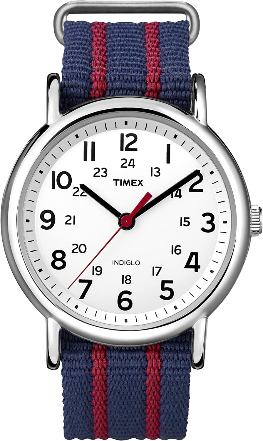 Unisex Weekender 38Mm Watch Blue/Red