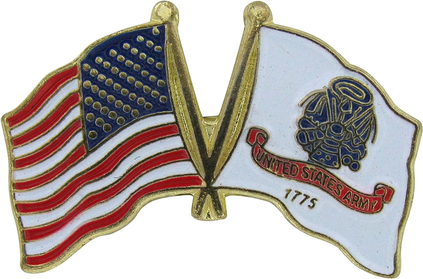 US and Army Lapel Pin Flag