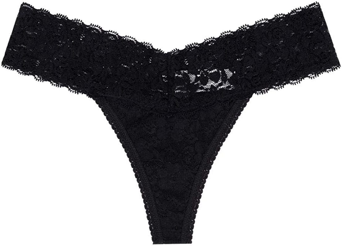 UWOCEKA 5 Pack Women'S Sexy Stretchy Lace Thong V Cheeky Underwear See through Panties