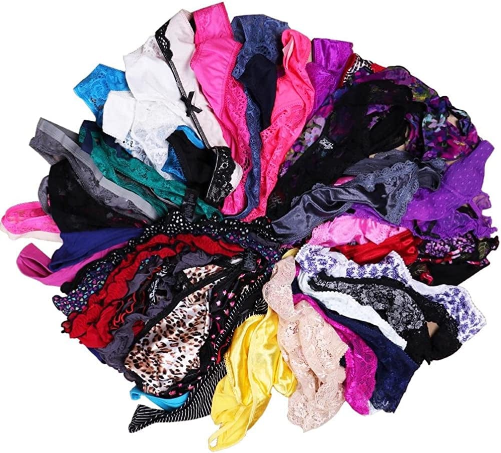 UWOCEKA Sexy Underwear, Kinds of Women T-Back Thong G-String Underpants Sexy Lacy Panties