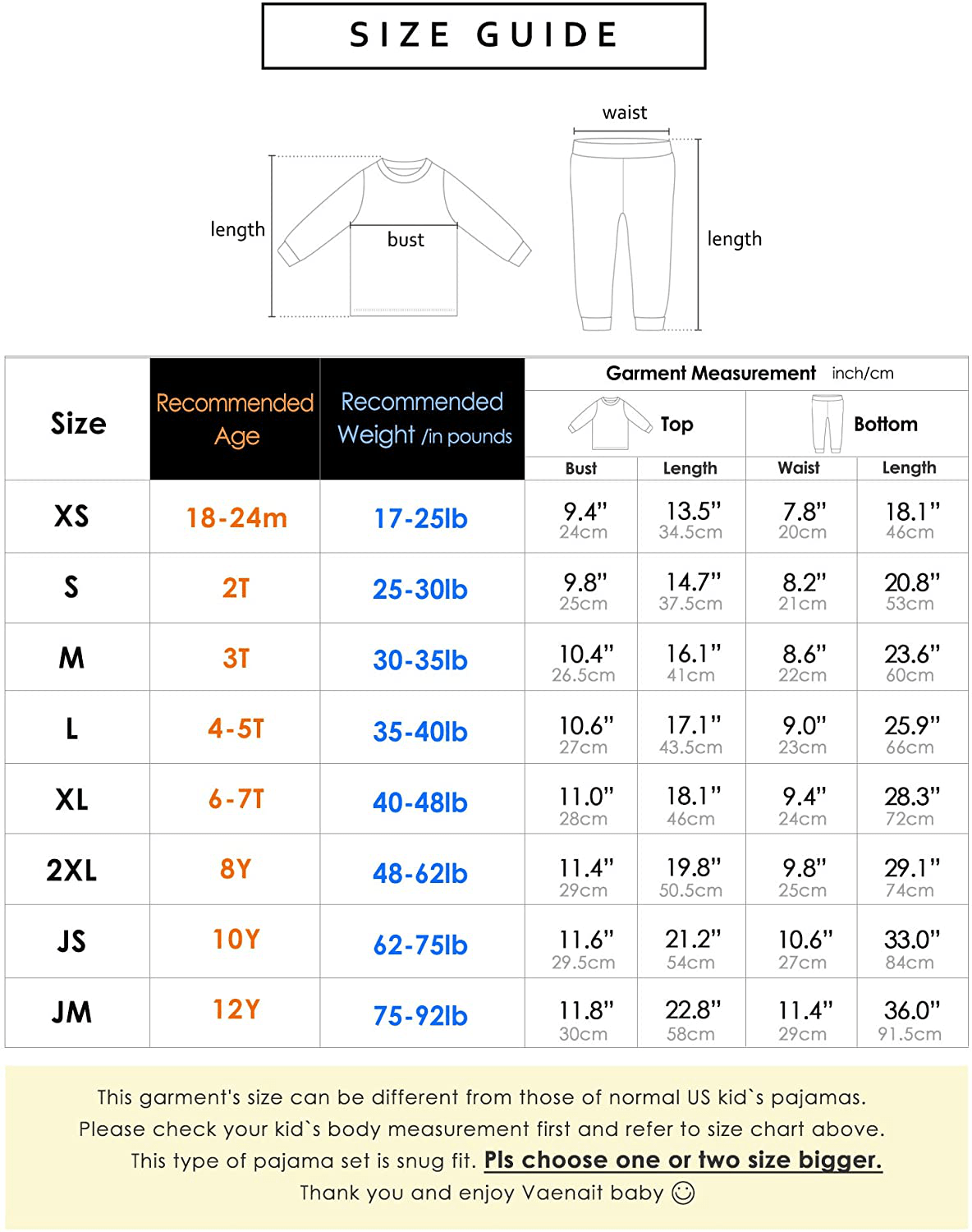 VAENAIT BABY Toddler Kids Boys Girls 100% Cotton Jaws Truck Dino Snug Fit Sleepwear Pajama Pjs Set Apparel & Accessories > Clothing > Sleepwear & Loungewear > Pajamas Kylie Max