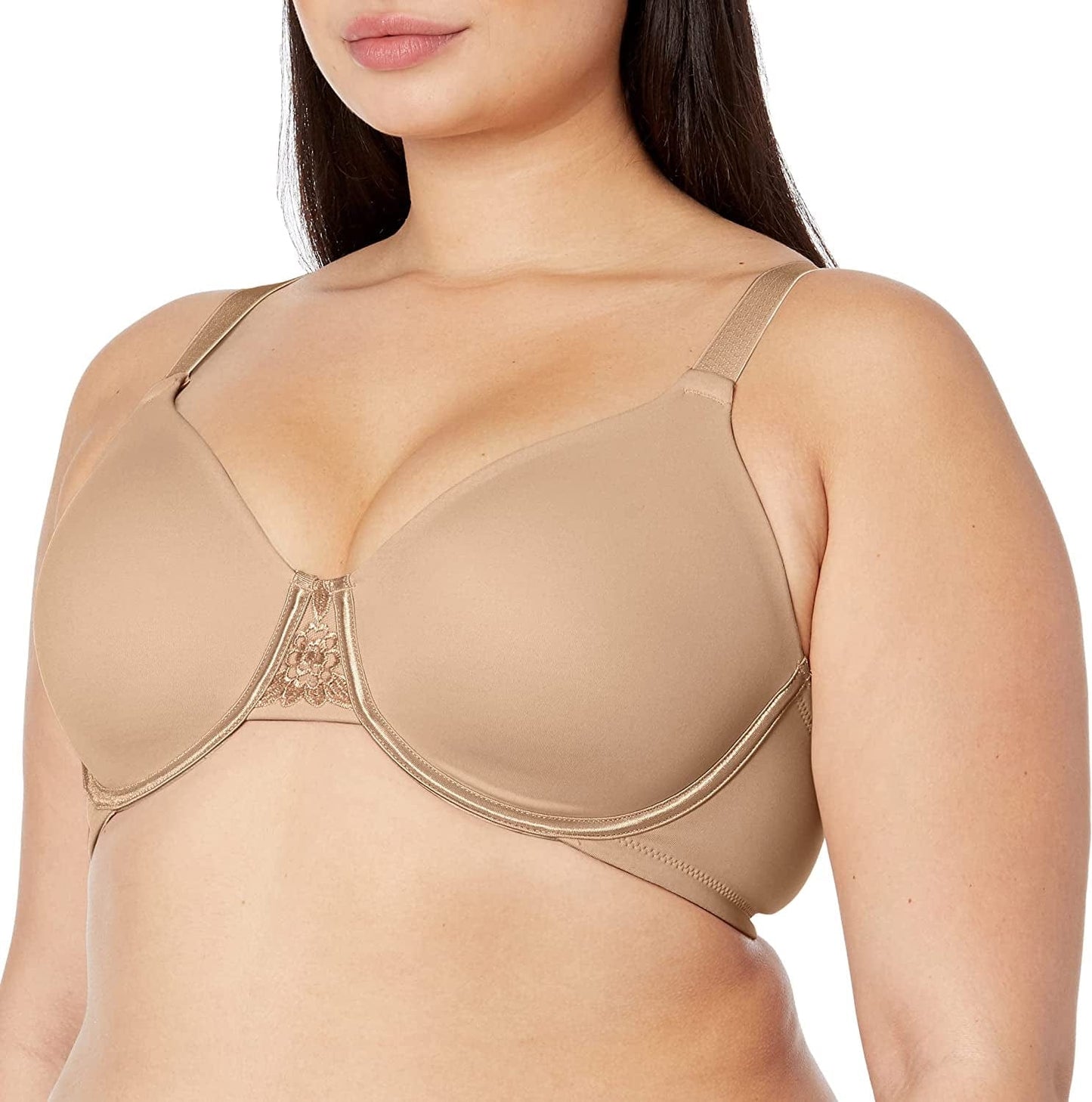 Vanity Fair Women'S Beauty Back Full Figure Underwire Bra (76380-Fashion Colors) Honey Beige / 40DD