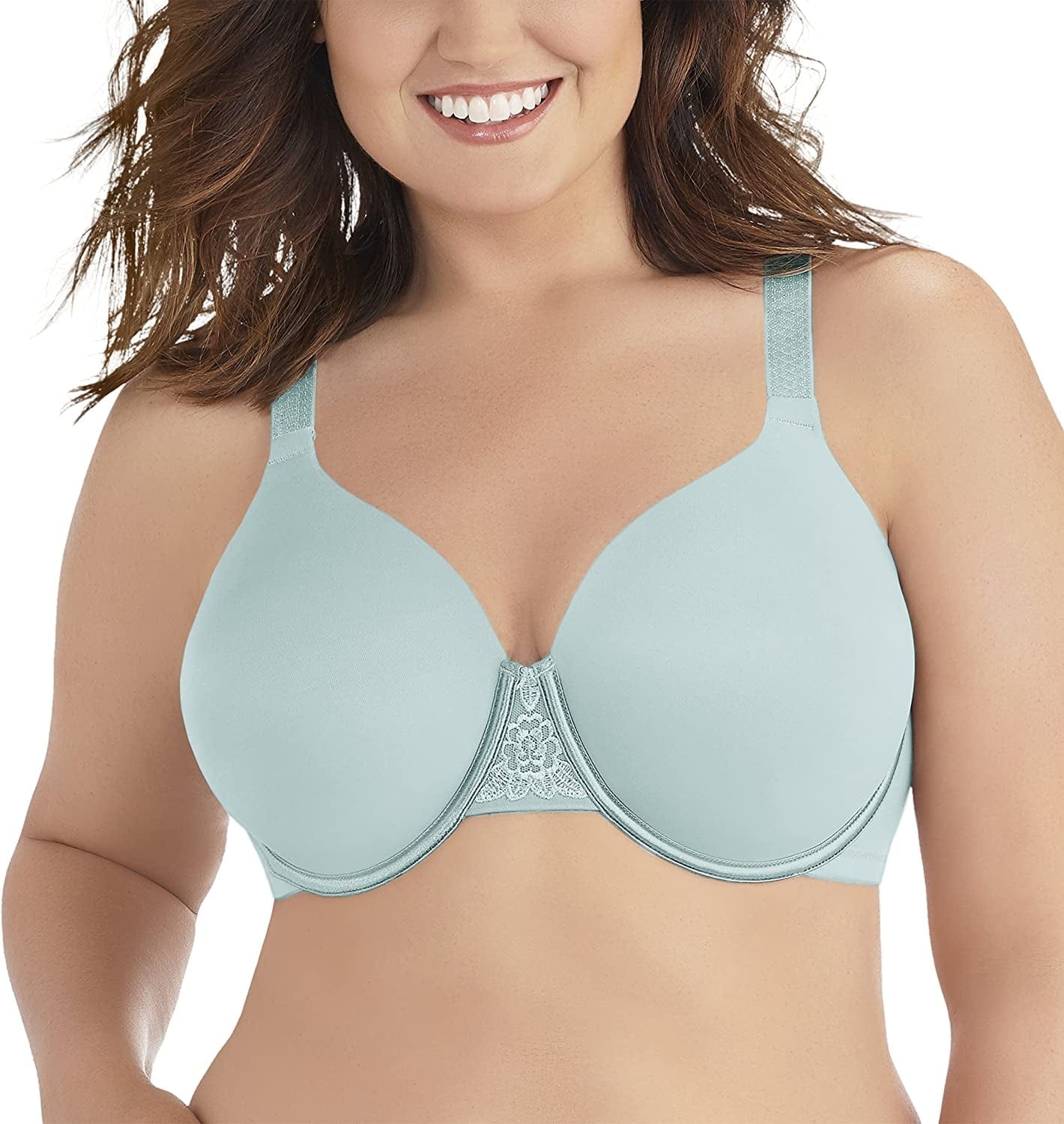 Vanity Fair Women'S Beauty Back Full Figure Underwire Bra (76380-Fashion Colors) Winter Opal / 40DD