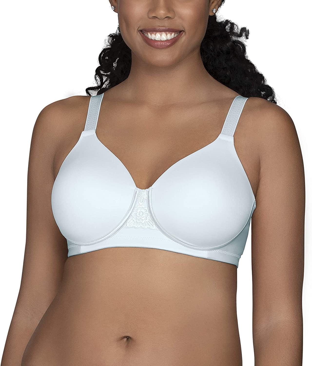 Vanity Fair Women'S Beauty Back Full Figure Wirefree Bra (71380-Fashion Colors) Clear Waters / 38DD