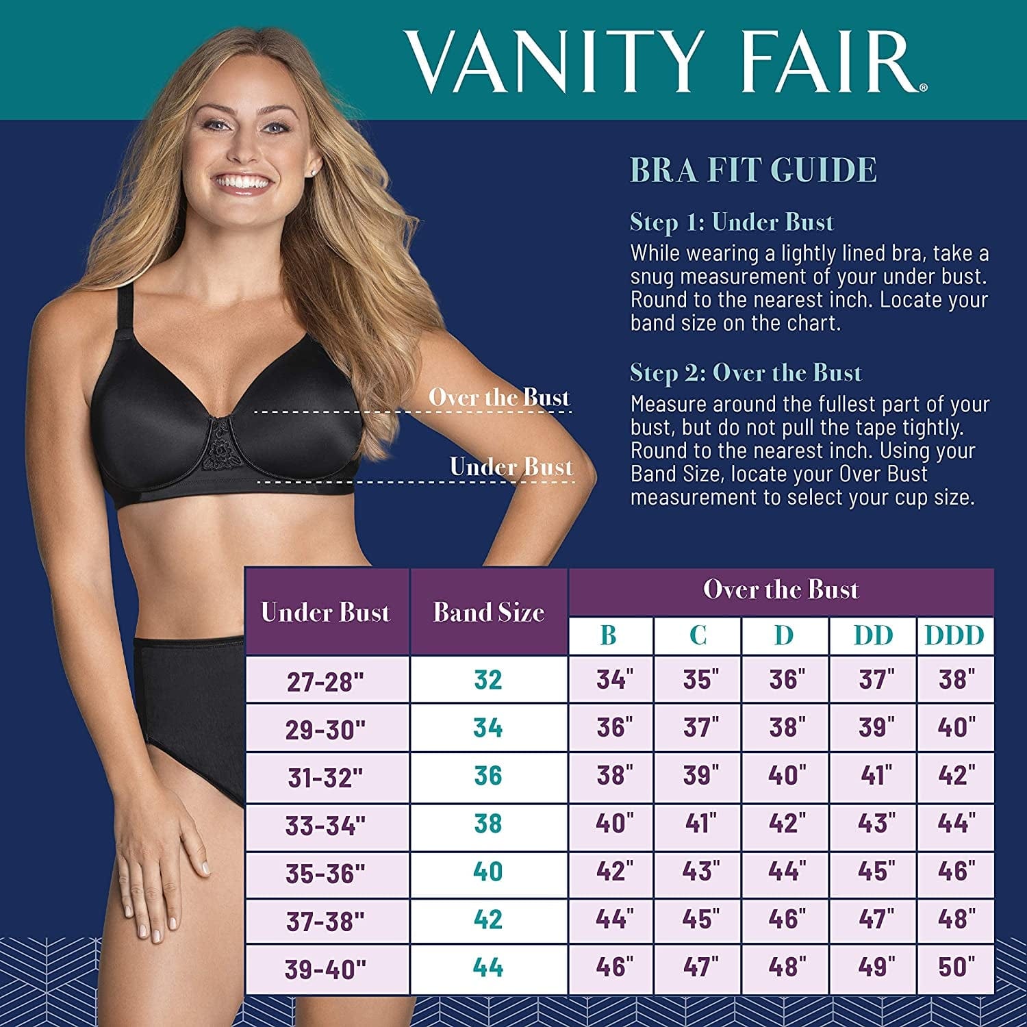 Vanity Fair Women'S Beauty Back Full Figure Wirefree Bra (71380-Fashion Colors)