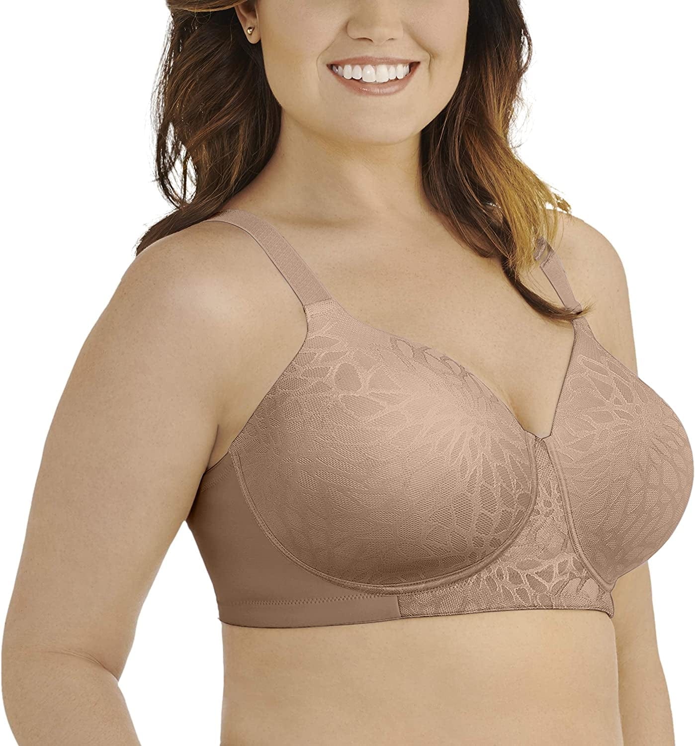 Vanity Fair Women'S Beauty Back Full Figure Wirefree Bra (71380-Fashion Colors)