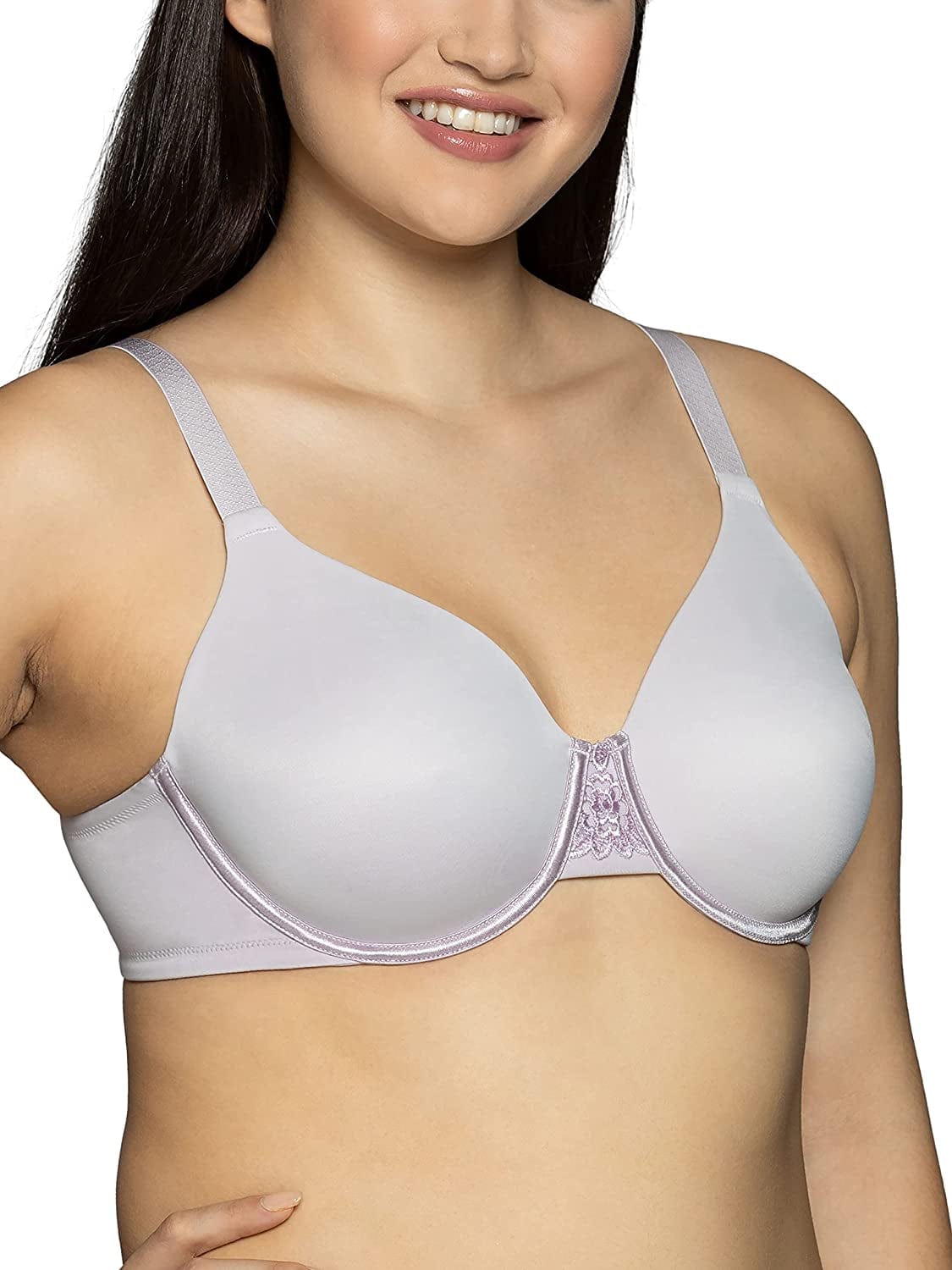 Vanity Fair Women'S Beauty Back Smoothing Minimizer Bra (36C-42H) Whimsical Lilac / Beauty Back / 42DDD