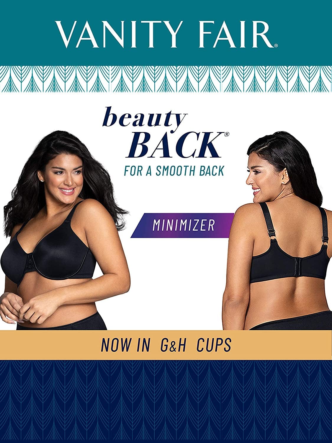 Vanity Fair Women'S Beauty Back Smoothing Minimizer Bra (36C-42H)