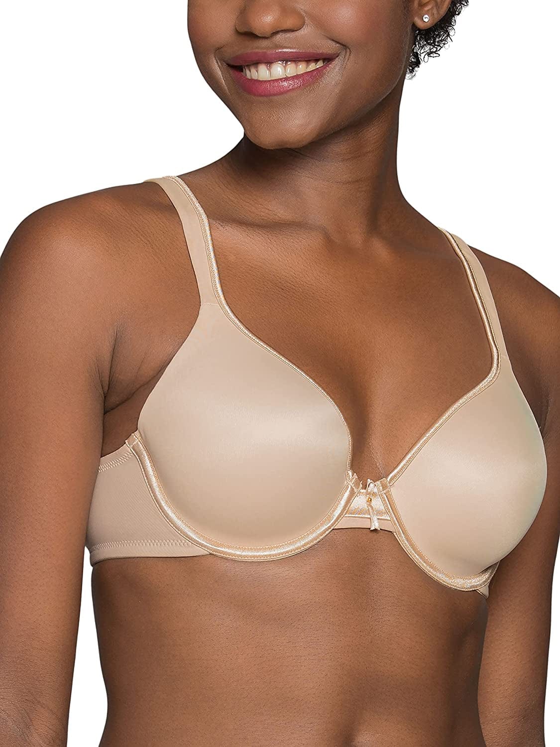 Vanity Fair Women'S Body Caress Full Coverage Convertible Bra Underwire - Beige / Underwire / 40D