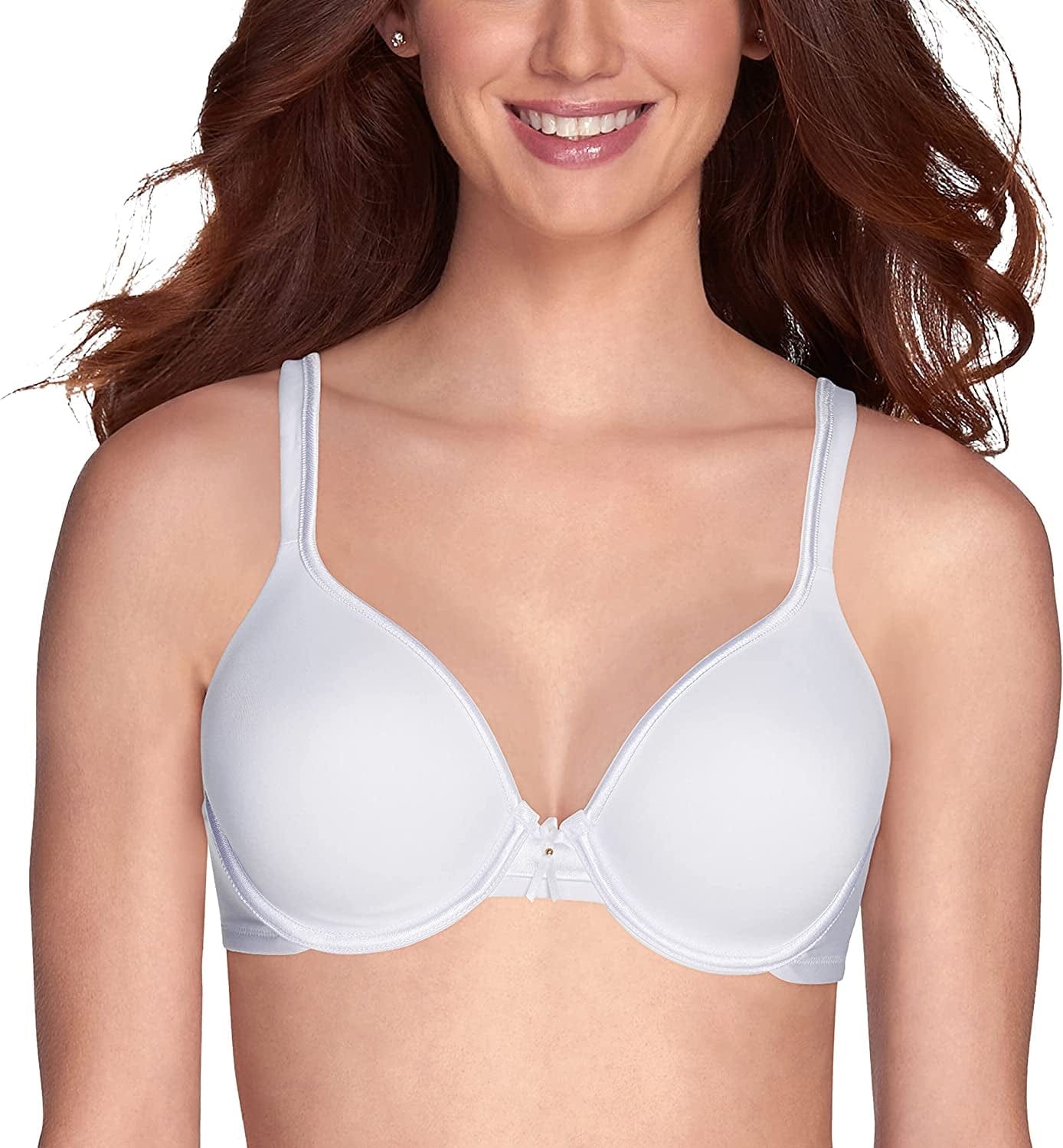 Vanity Fair Women'S Body Caress Full Coverage Convertible Bra Underwire - White / Underwire / 38DD