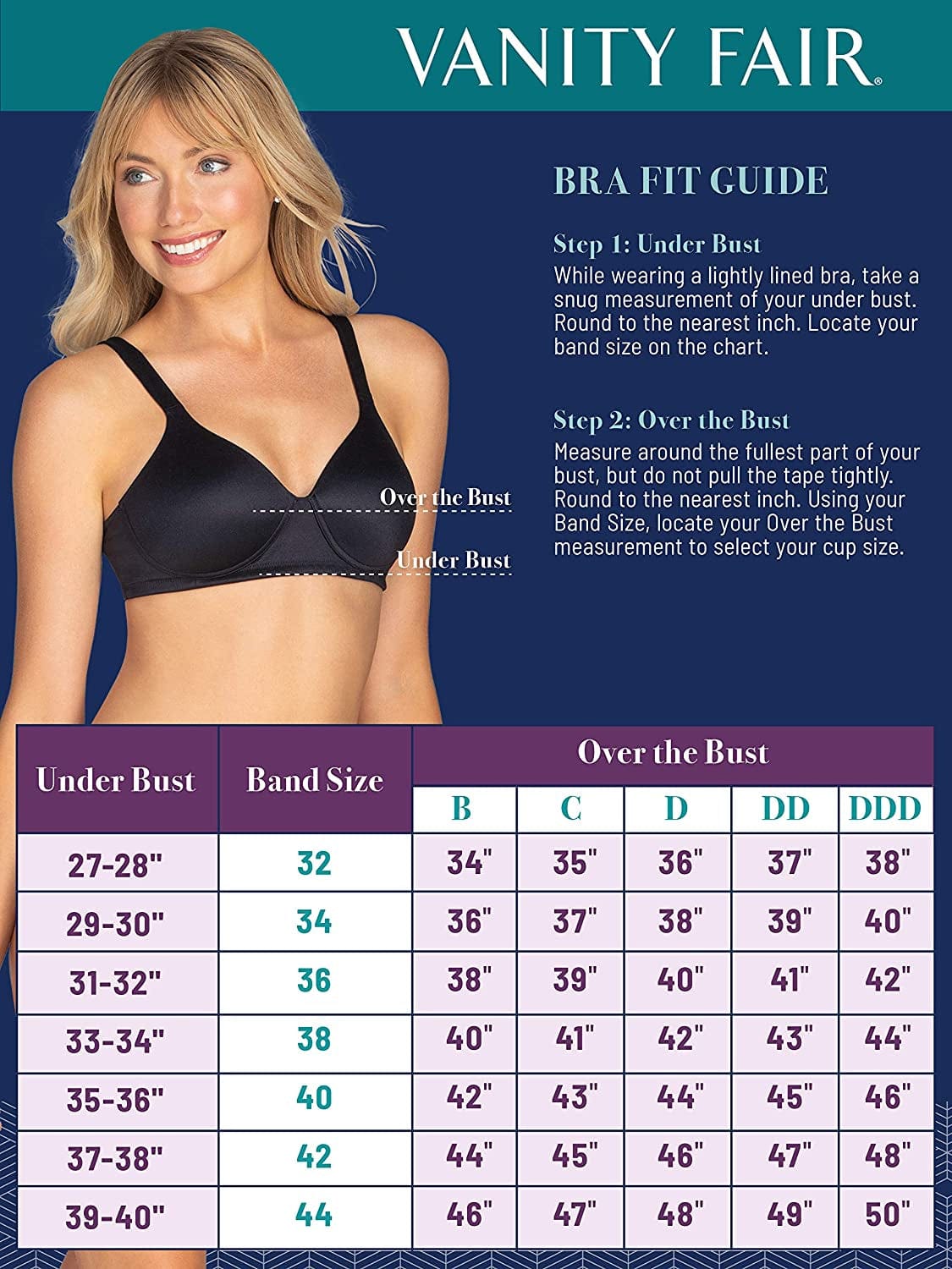 Vanity Fair Women'S Body Caress Full Coverage Convertible Bra