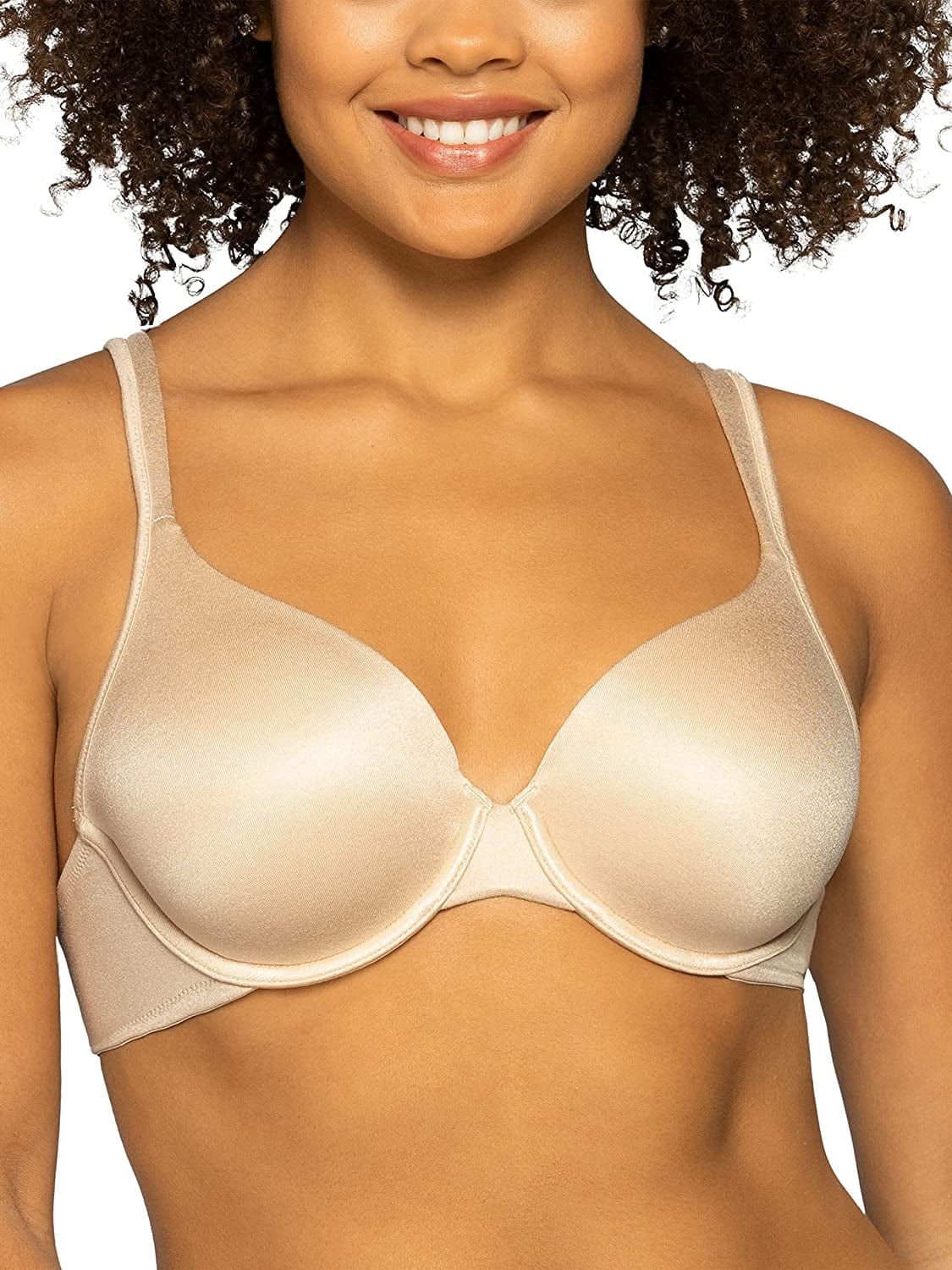 Vanity Fair Women'S Body Shine Full Coverage T-Shirt Bra Underwire - Beige / Underwire / 36D