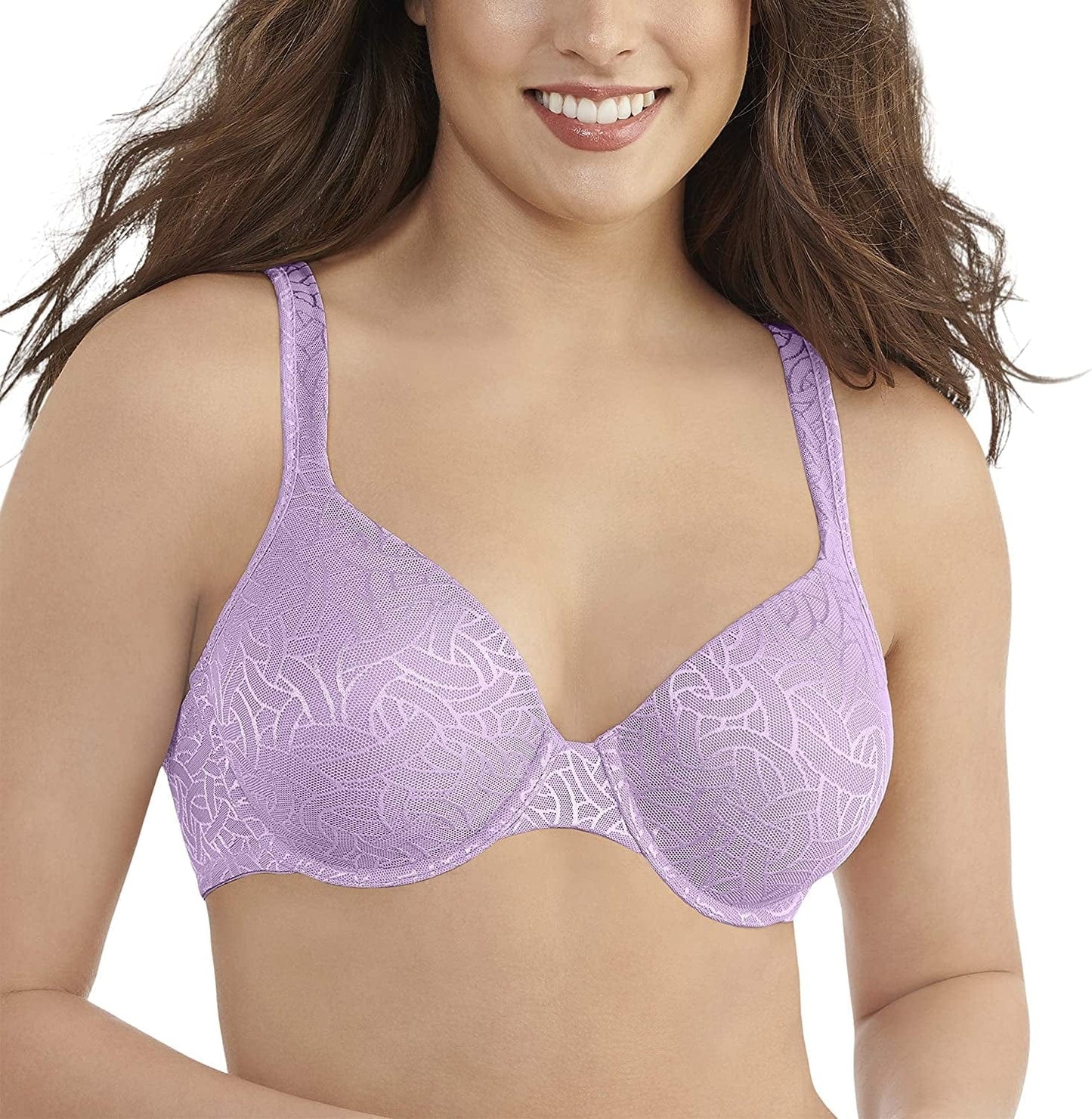 Vanity Fair Women'S Body Shine Full Coverage Underwire Bra 75298 Wild Thistle Jacquard / 38D
