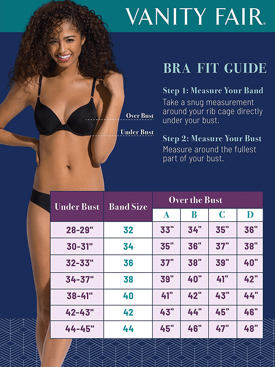 Vanity Fair Women's Ego Boost Push Up Bra (+1 Cup Size)