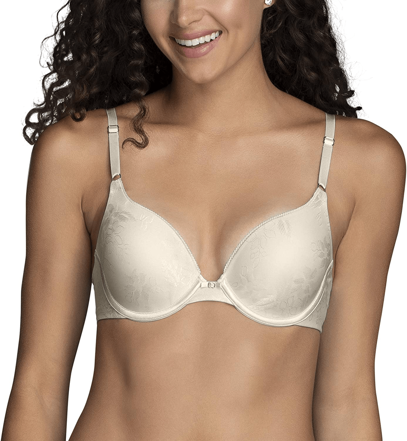 Vanity Fair Women's Ego Boost Push Up Bra (+1 Cup Size) Sweet Cream / 32A