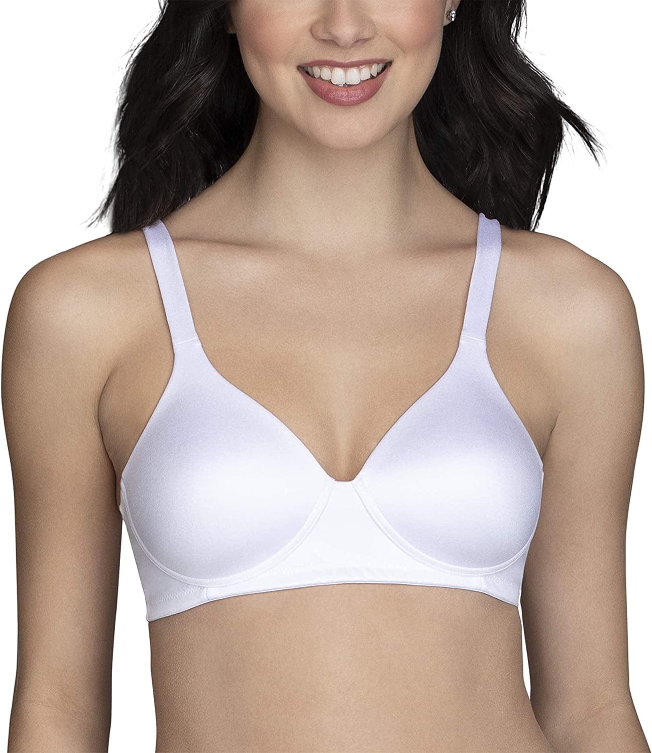 Vanity Fair Women'S Full Coverage Wirefree Bra 72298 Wirefree - White / 40B