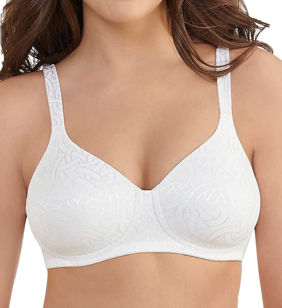 Vanity Fair Women'S Full Coverage Wirefree Bra 72298 Star White Jacquard / 36D