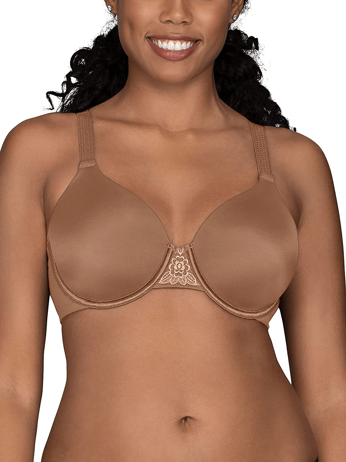 Vanity Fair Women's Full Figure Beauty Back Smoothing Bra (36C-42H) Underwire - Totally Tan / Underwire / 36C