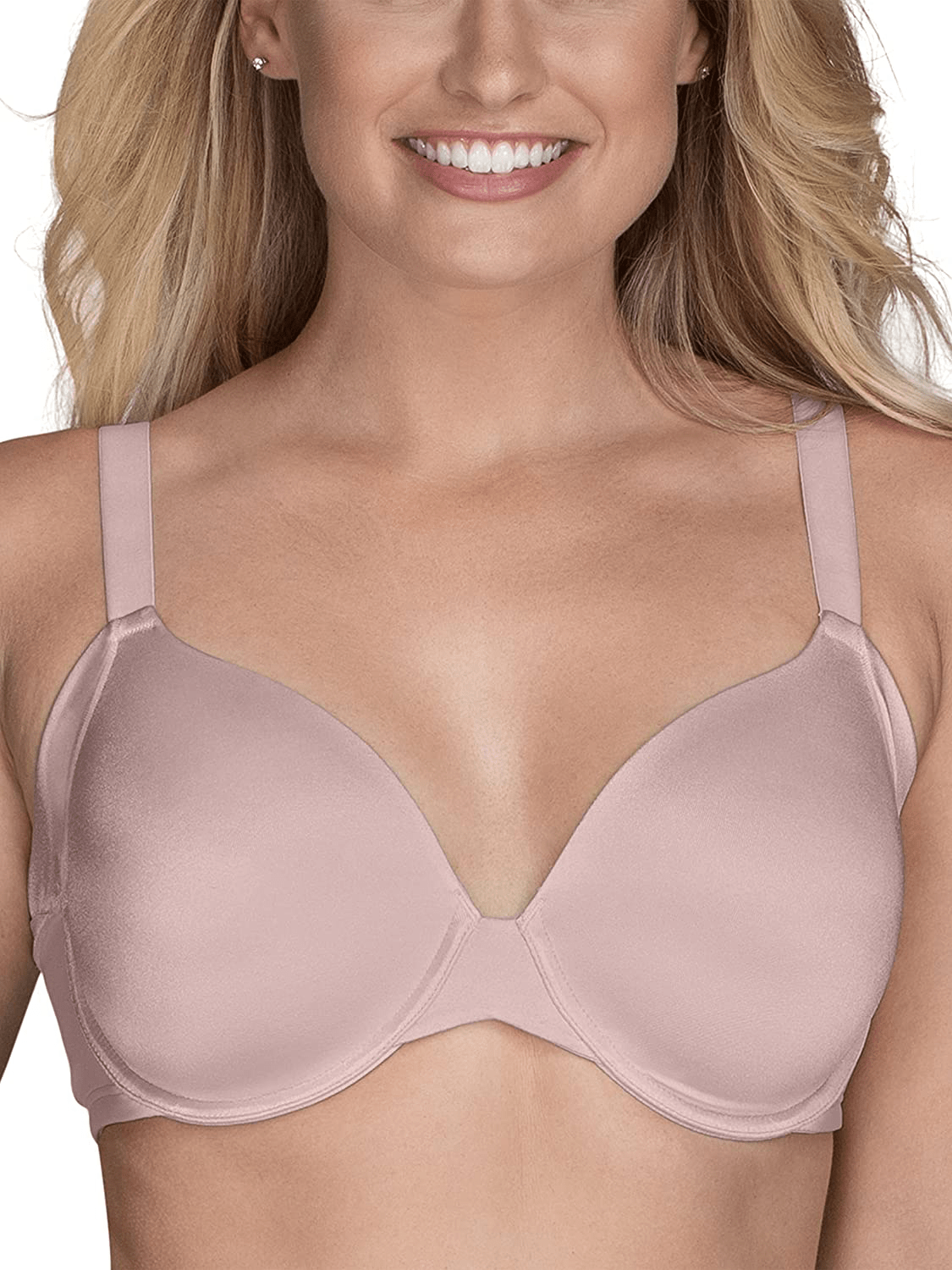 Vanity Fair Women's Full Figure Beauty Back Smoothing Bra (36C-42H) Underwire With Side Smoothing - Quartz / Underwire / 40C