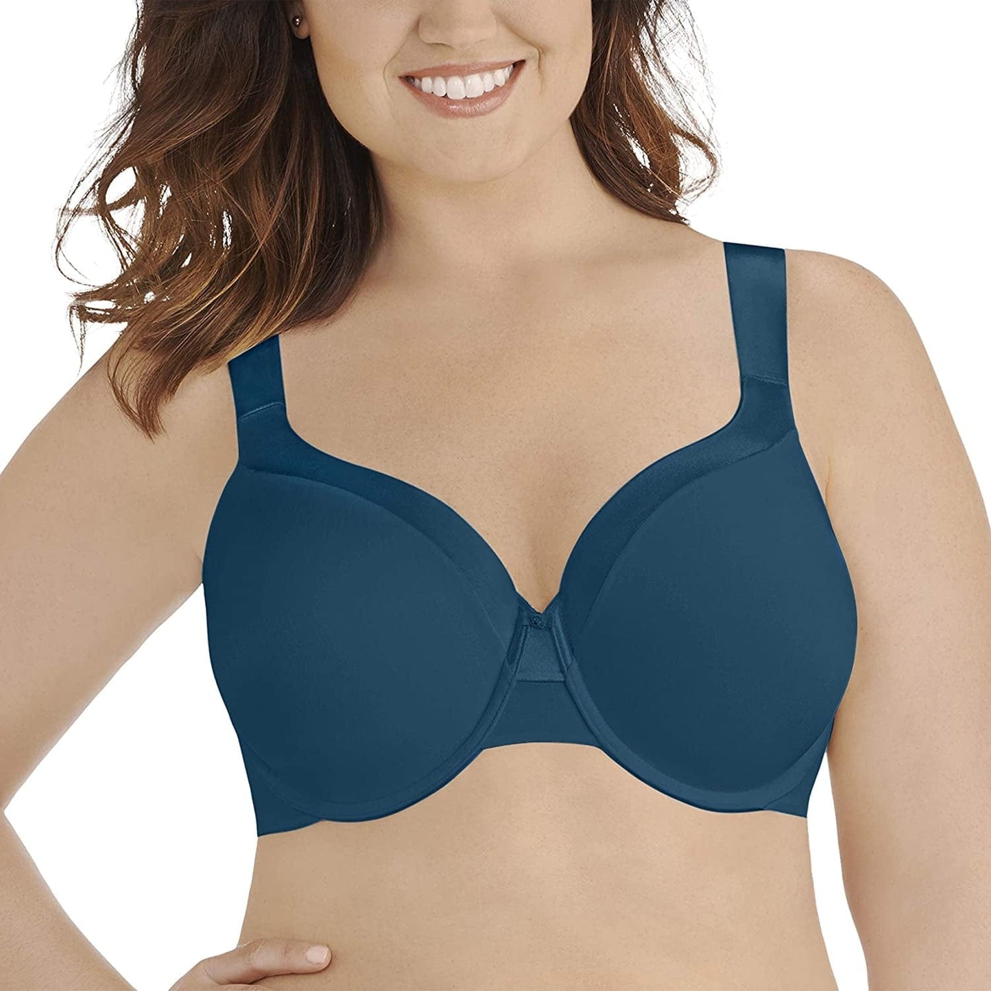Vanity Fair Women'S Illumination Zoned in Support Full Figure Underwire Bra 76338 Teal Envy / 38D