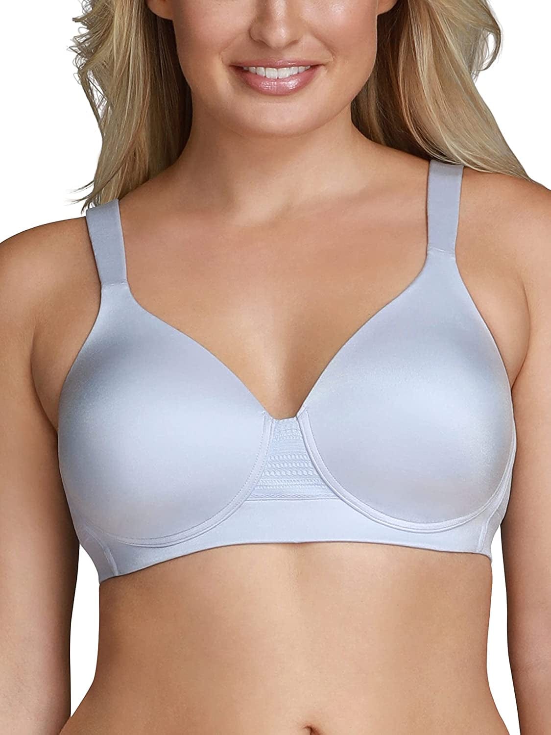 Vanity Fair Women'S Wireless beyond Comfort Bras (Retired Colors) Full Figure - Blue Whisper / Full Figure (71282) / 38D