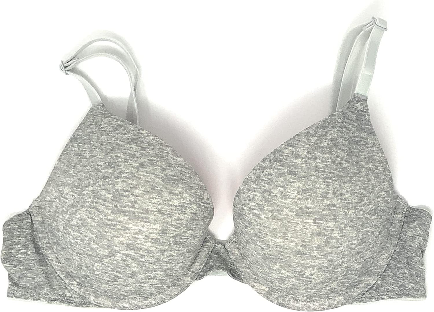 Victoria'S Secret Pink Wear Everywhere Push-Up Bra Heather Gray / 34B