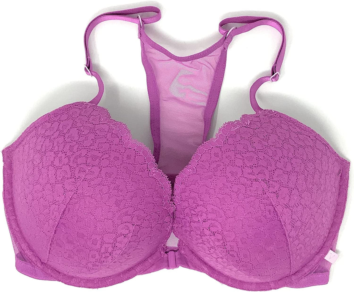 Victoria'S Secret Sexy Tee Push-Up Bra Purple Lace Racerback / 34D