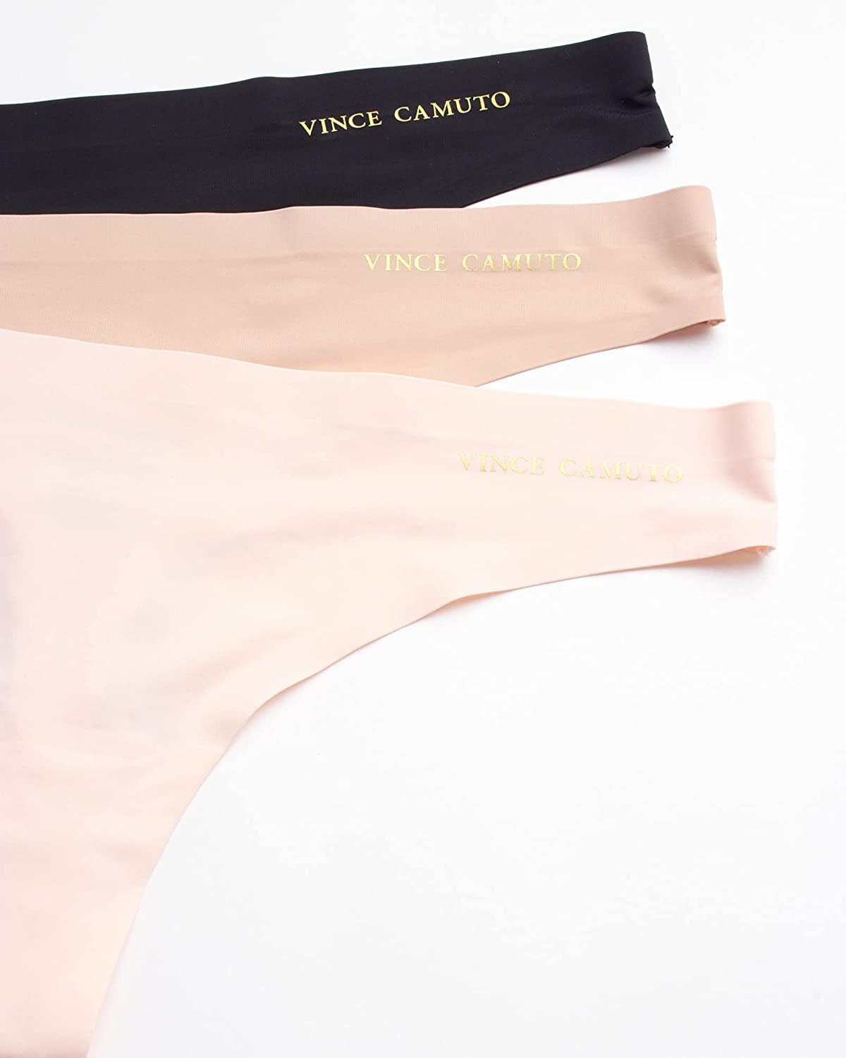 Vince Camuto Women'S No Show Seamless Thong Panty Multi-Pack Underwear