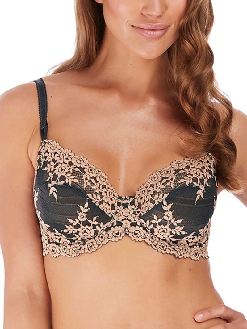 Wacoal Women'S Embrace Lace Bra Ebony/Shifting Sand / 32D