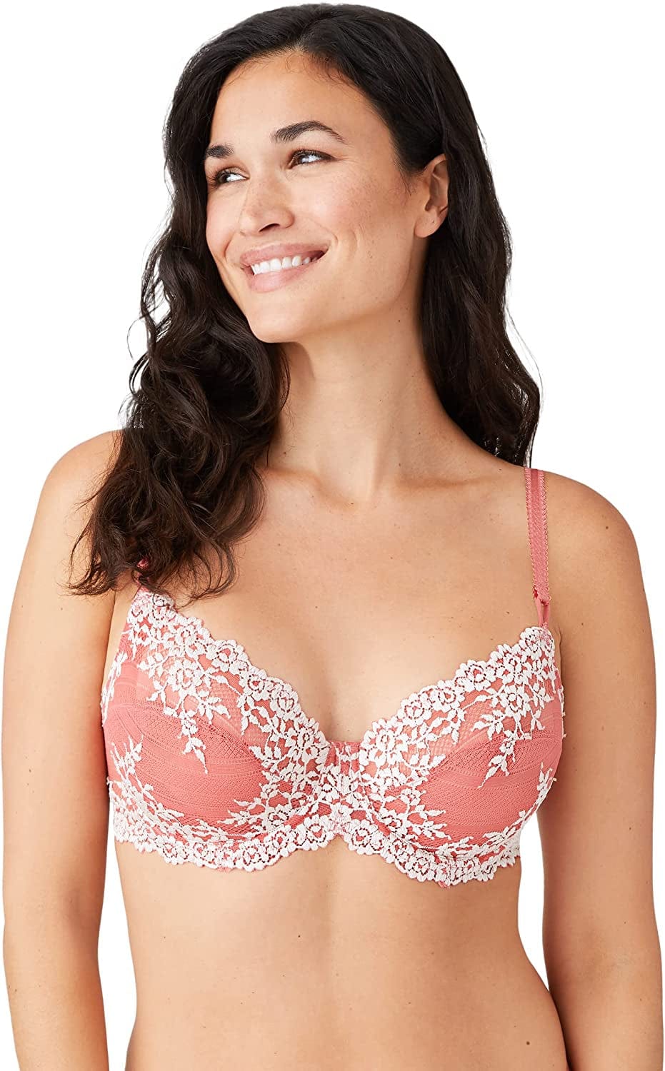 Wacoal Women'S Embrace Lace Bra Faded Rose/White Sand / (40) 40DD