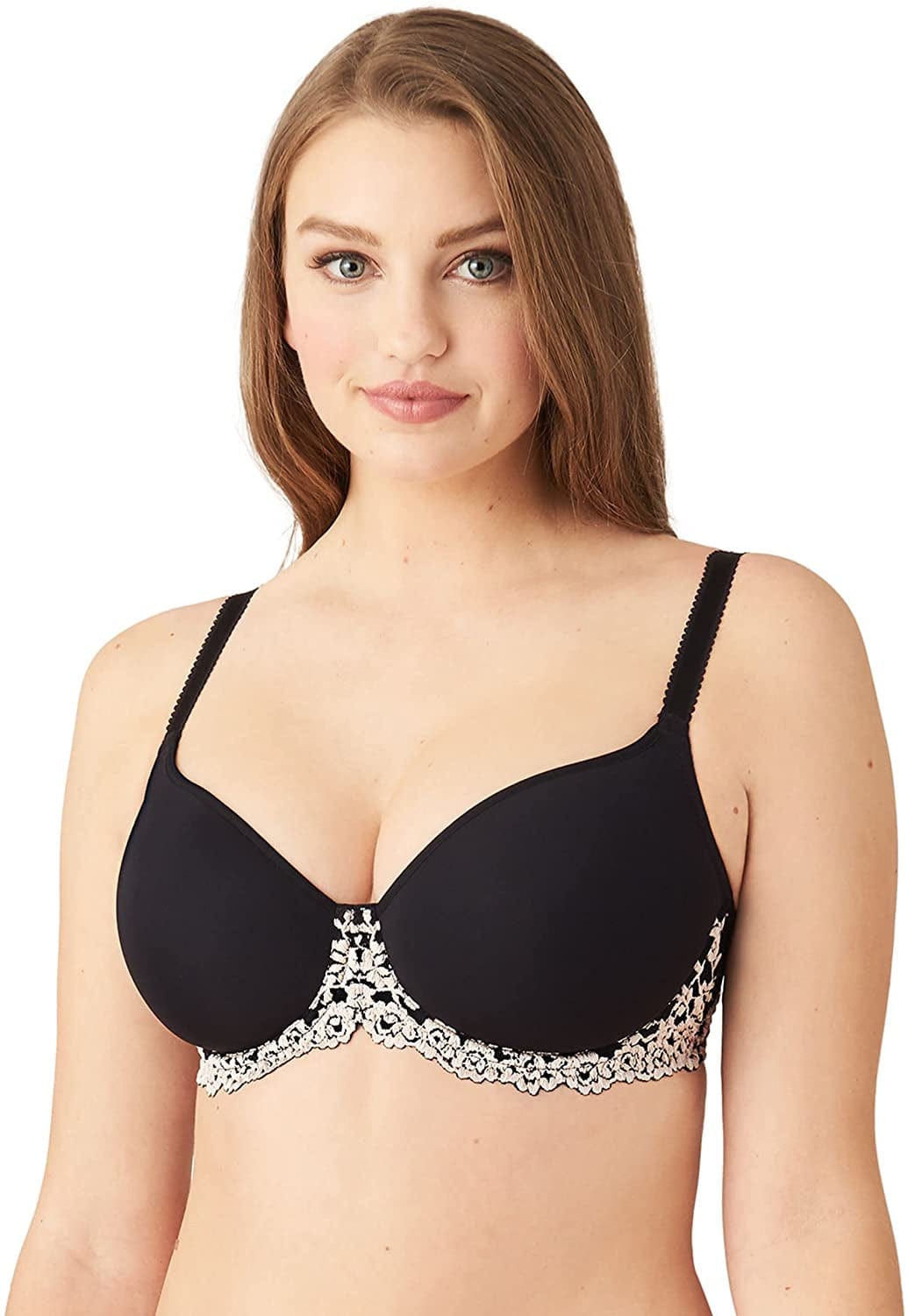 Wacoal Women'S Embrace Lace Contour Bra Black / 40DD