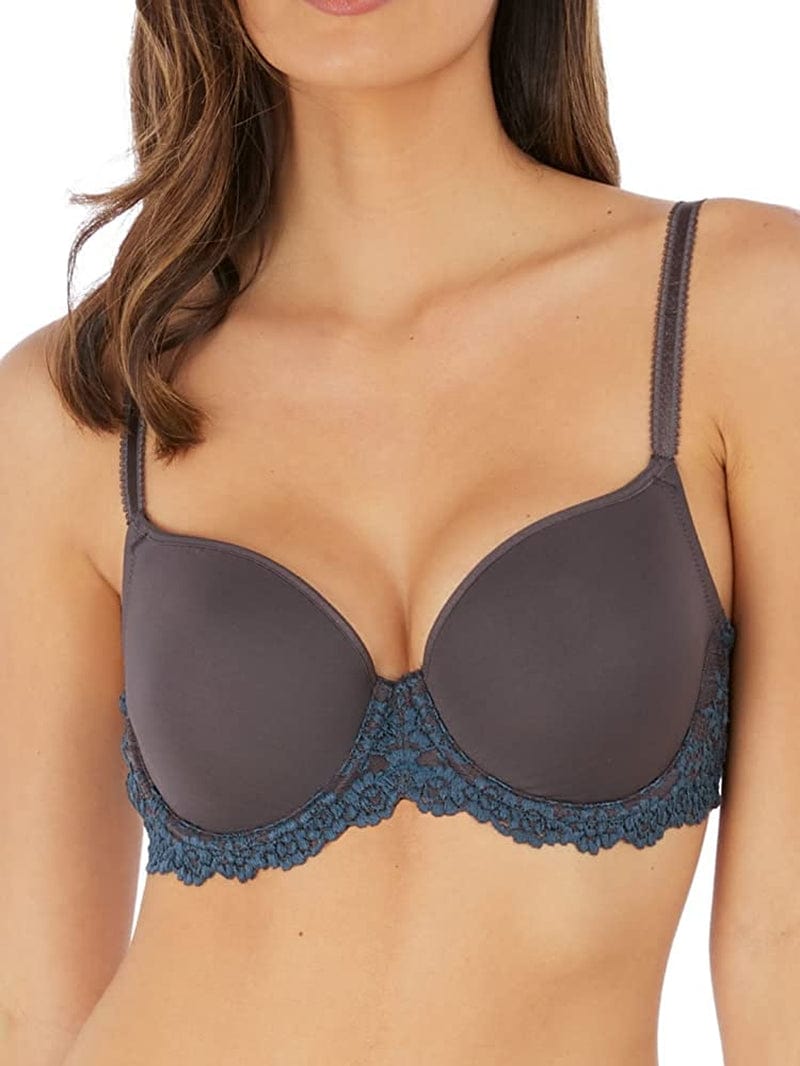 Wacoal Women'S Embrace Lace Contour Bra Nine Iron/Ensign Blue / 34B
