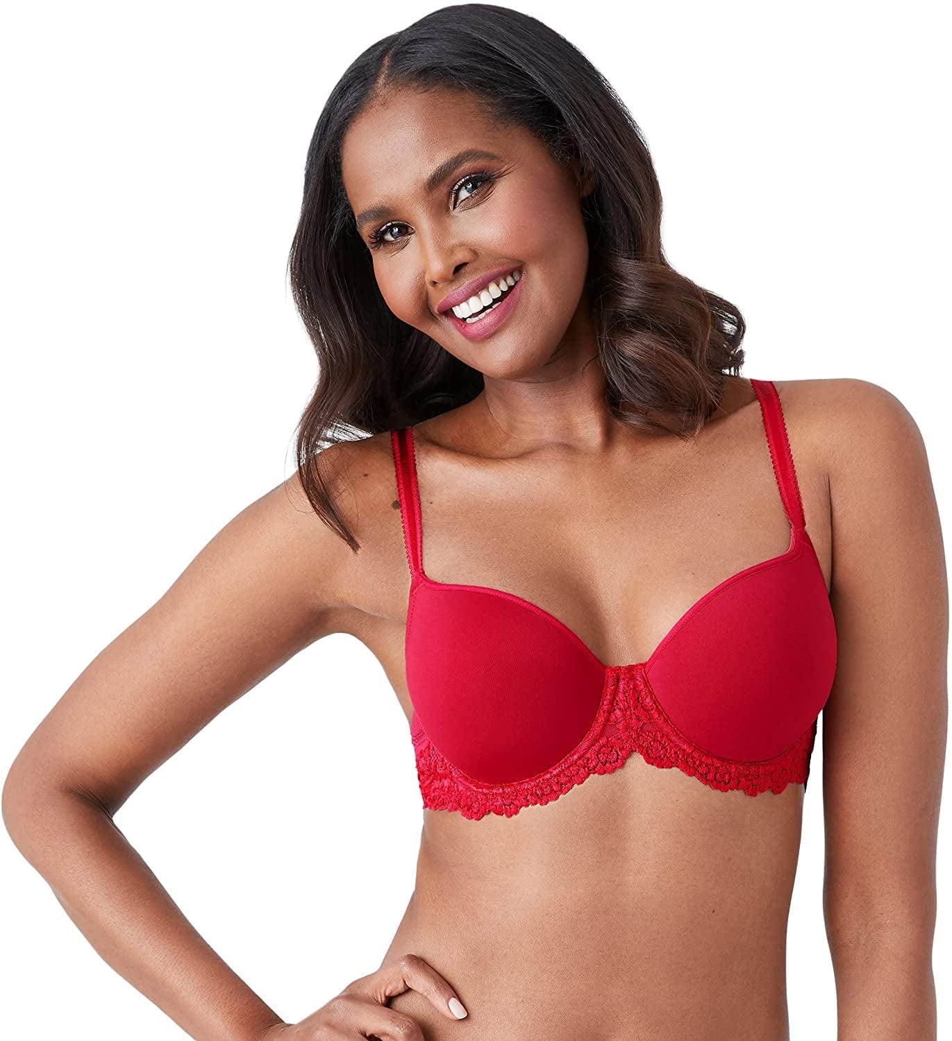 Wacoal Women'S Embrace Lace Contour Bra Persian Red / 34B