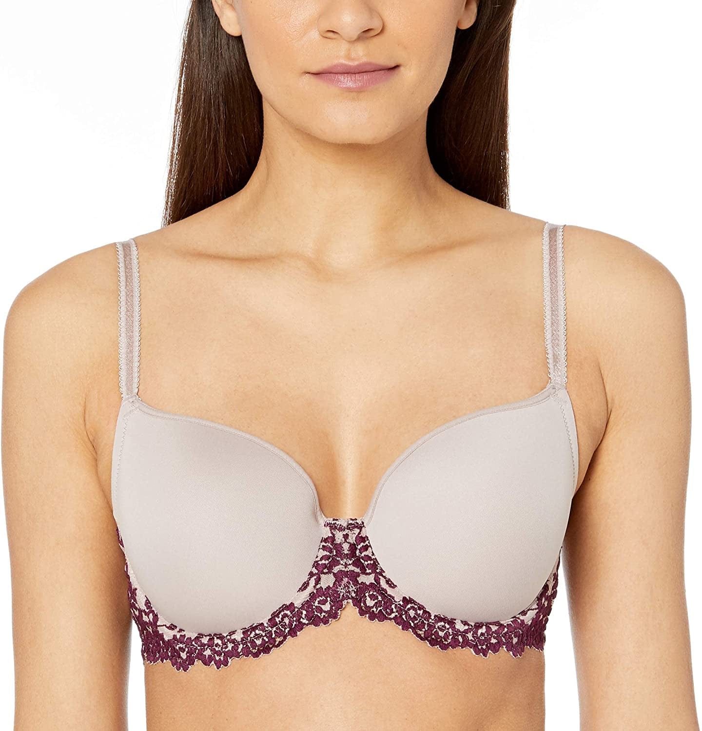 Wacoal Women'S Embrace Lace Contour Bra Sphinx/Pickled Beet / 36C