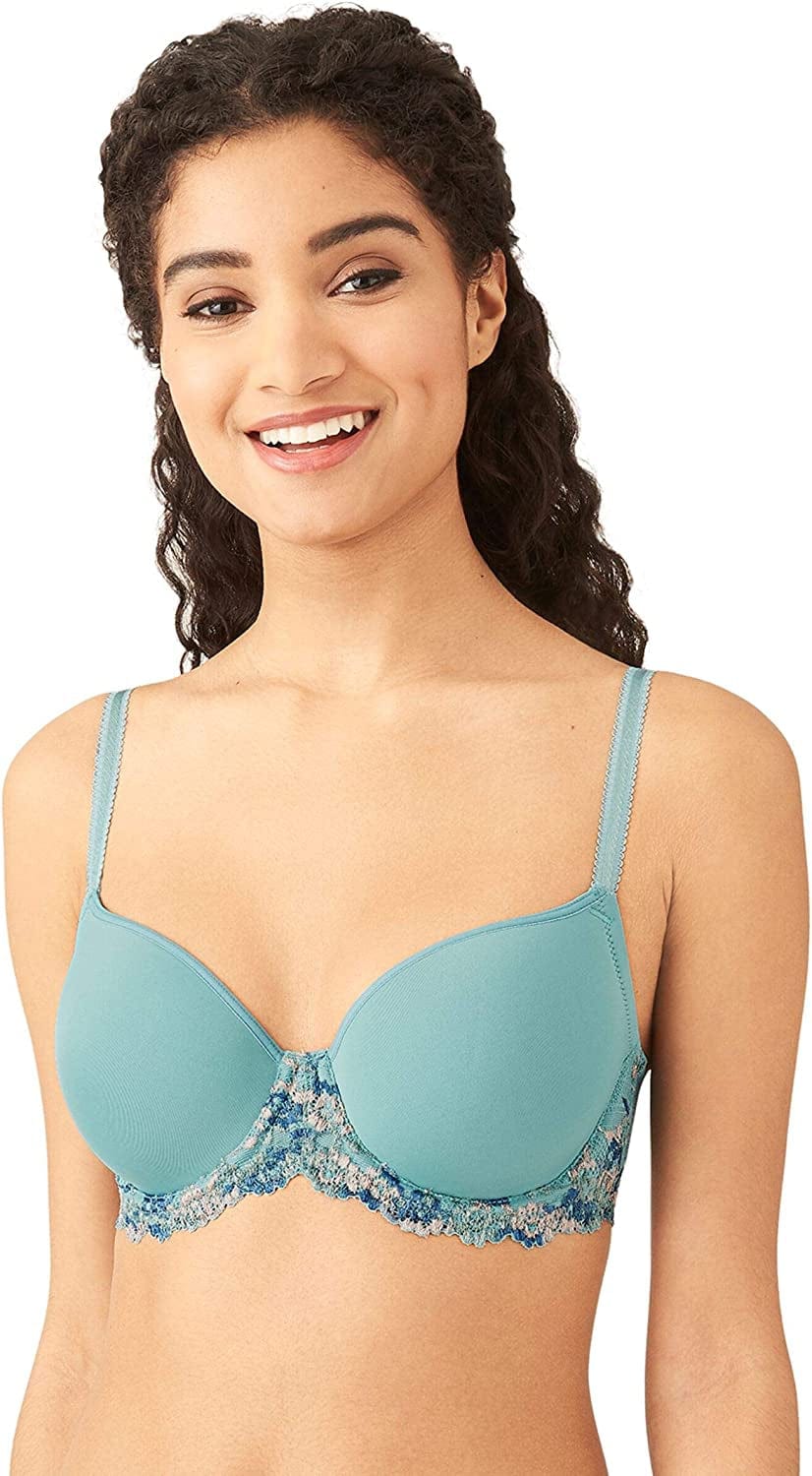 Wacoal Women'S Embrace Lace Contour Bra Bristol Blue Multi / 38D