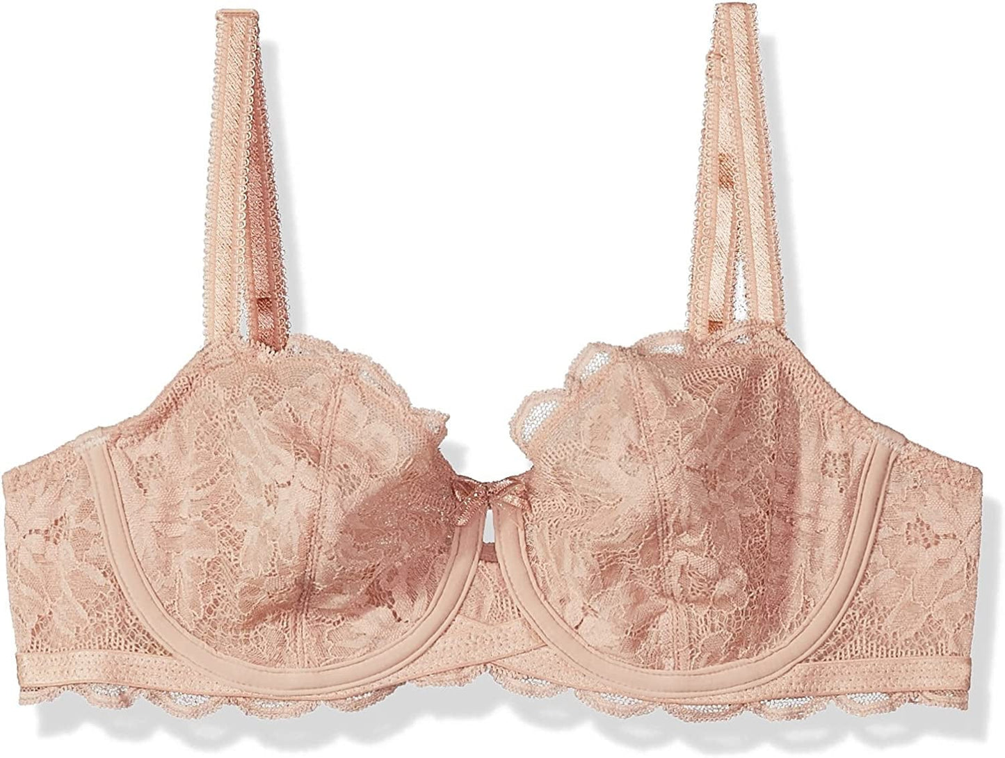 Wacoal Women'S Fire and Lace Underwire Bra Mahogany Rose / 34D